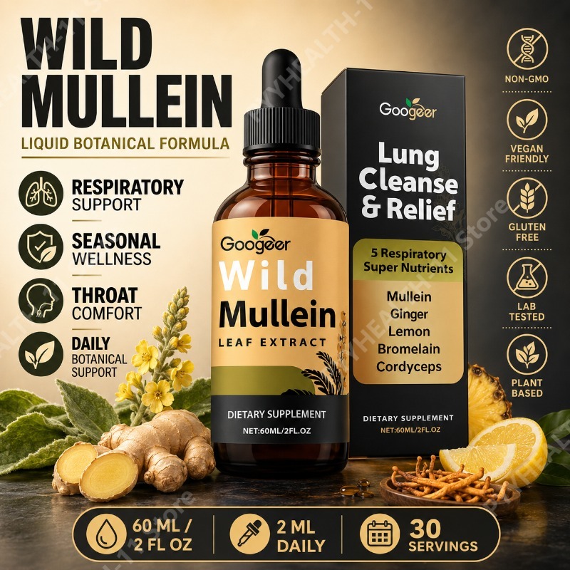 Herbal Wellness Liquid - Mullein Liquid Drops Herbal Blend z