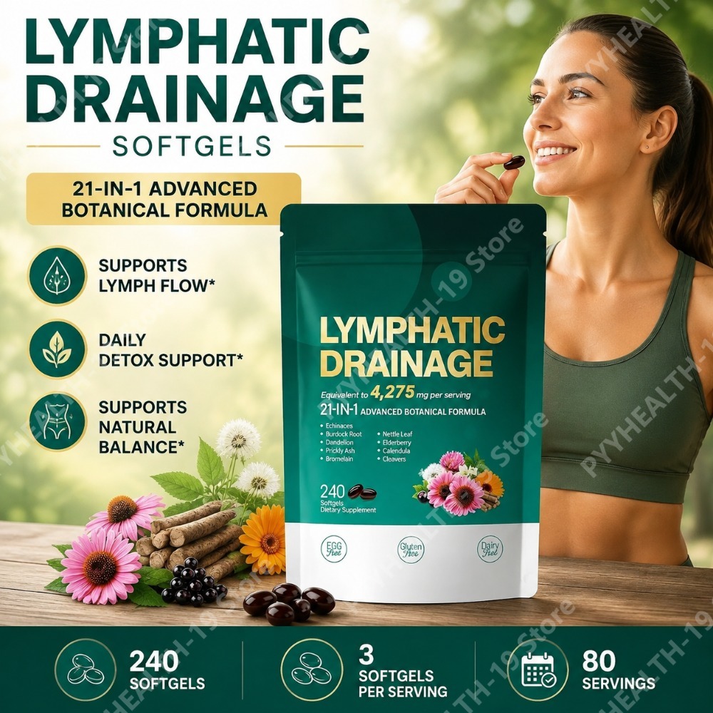 Herbal Wellness Blend - Kapsułki do drenażu limfatycznego, mieszanka ziołowa