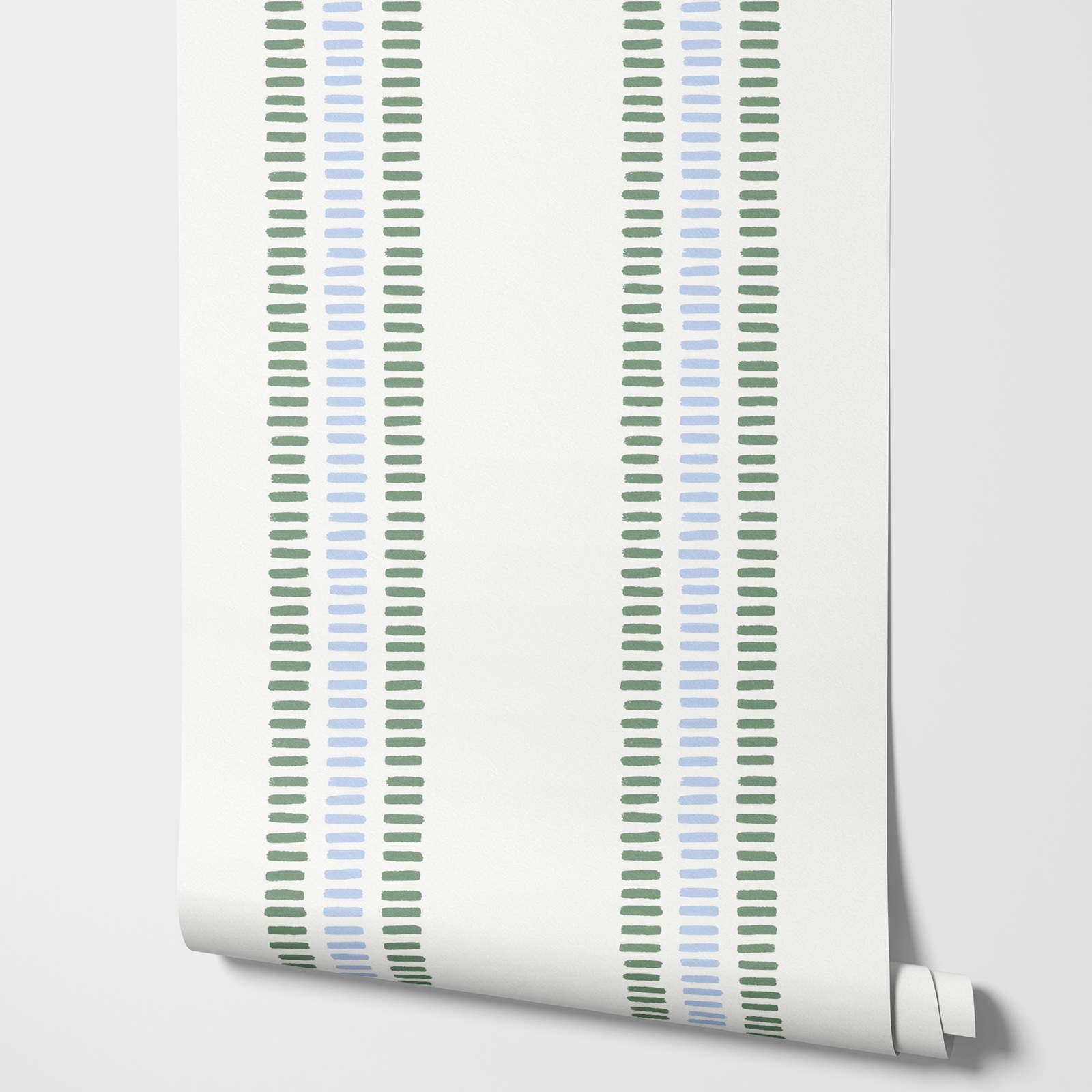 Letnie paski w miękkiej niebie – Herbal Wallpaper recenzja i cena