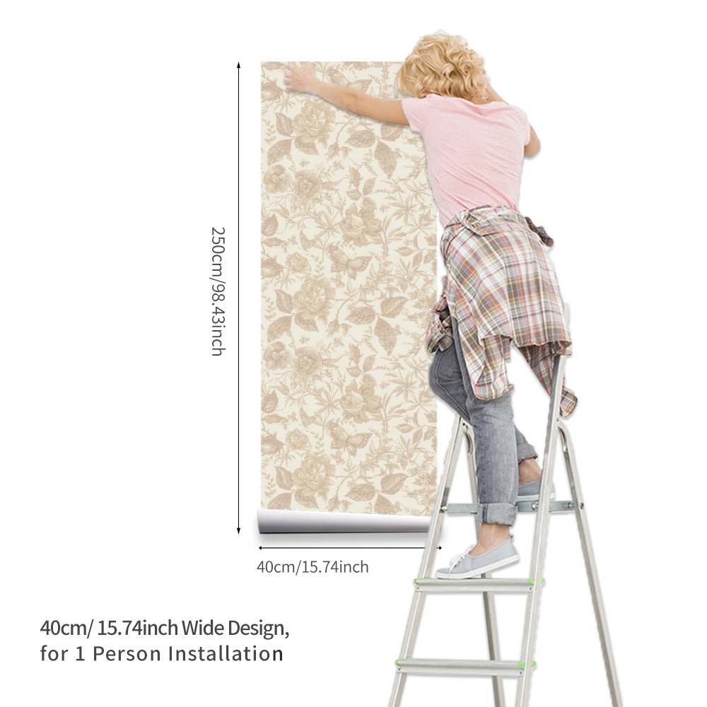 Vintage Rose Flower Tapeta na  – Herbal Wallpaper recenzja i cena