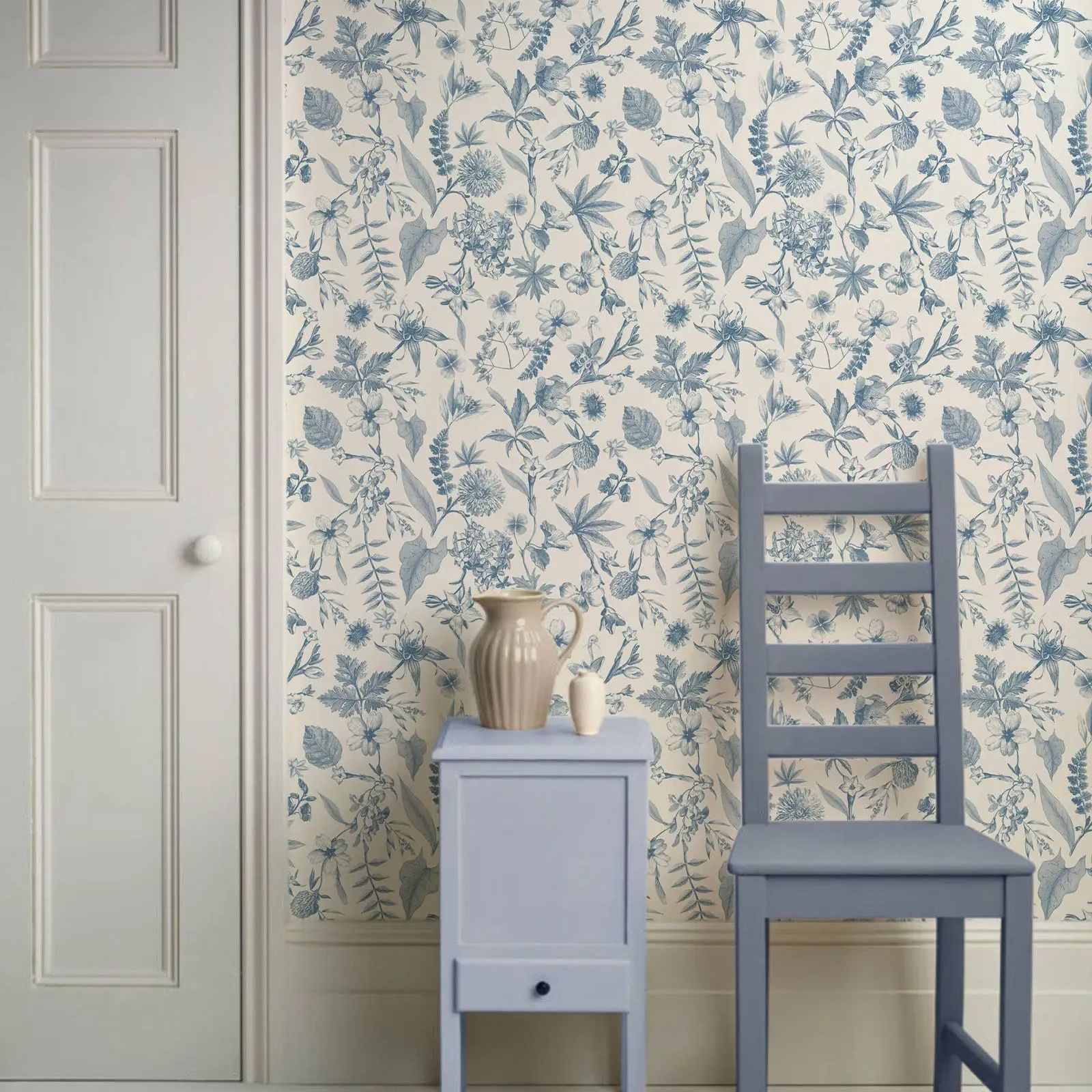 Tapeta w stylu wiejskim, fanta – Herbal Wallpaper recenzja i cena