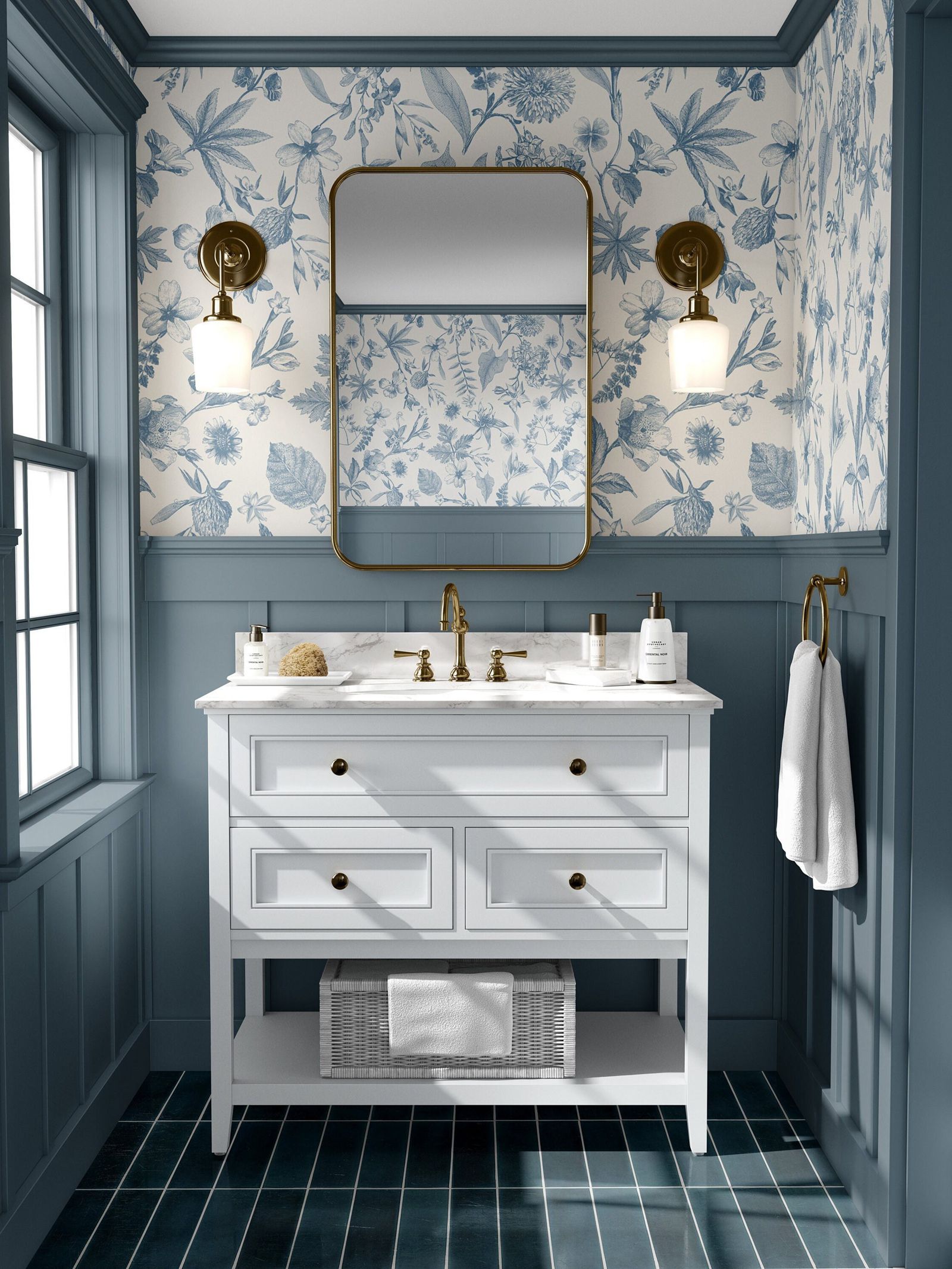 Tapeta w stylu wiejskim, fanta – Herbal Wallpaper recenzja i cena