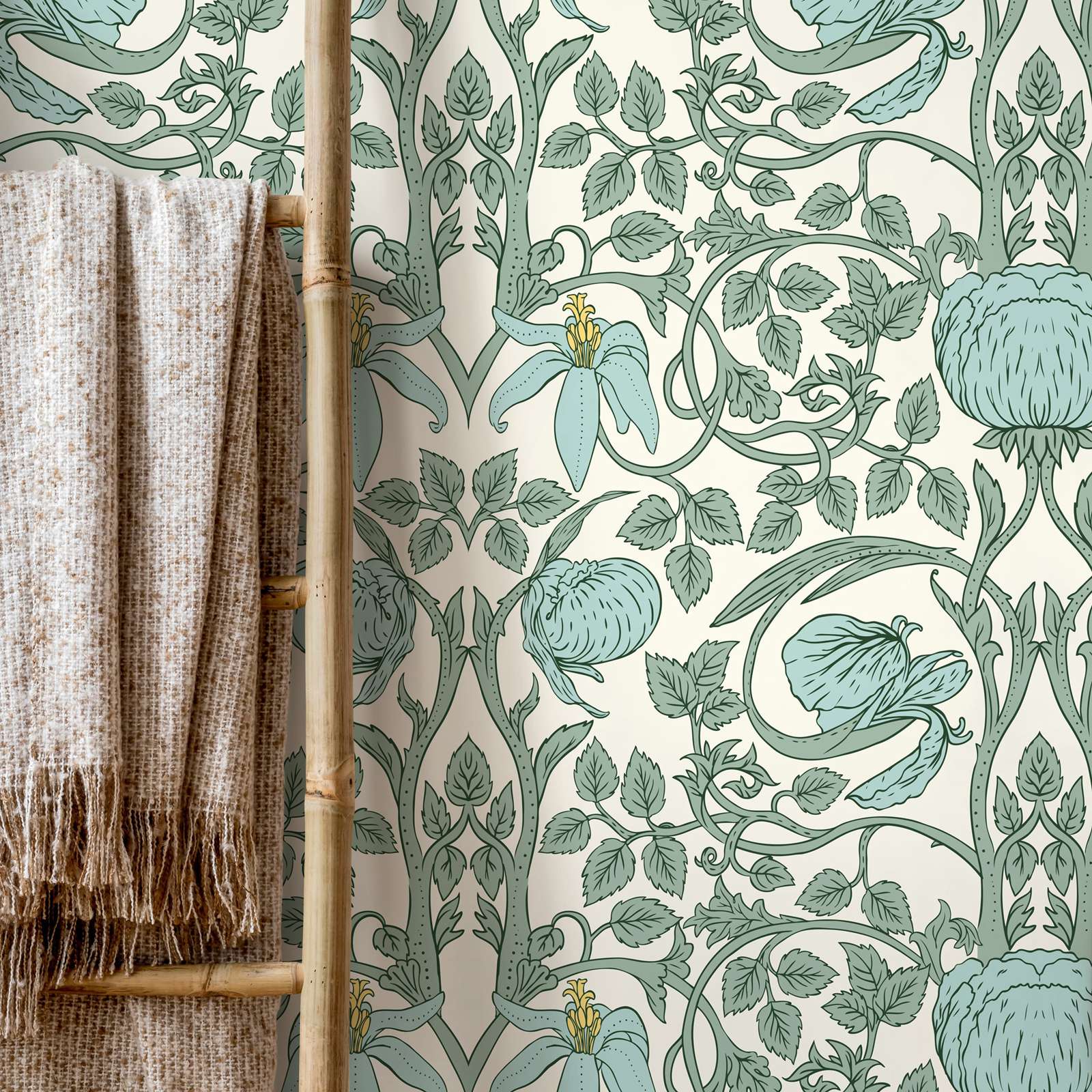 Tapeta w stylu pastelowego szt – Herbal Wallpaper recenzja i cena