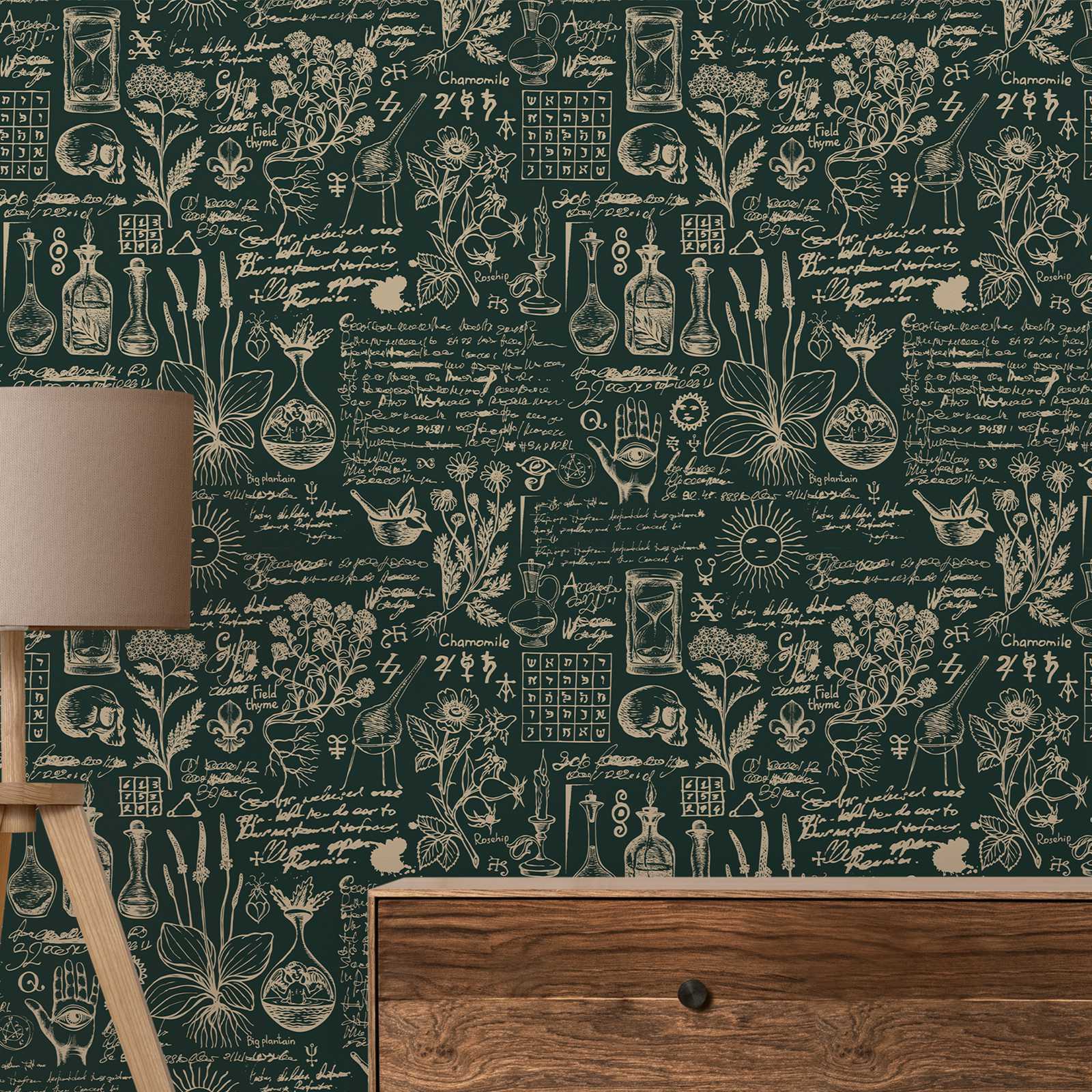 Tapeta Green Medicine And Herb – Herbal Wallpaper recenzja i cena