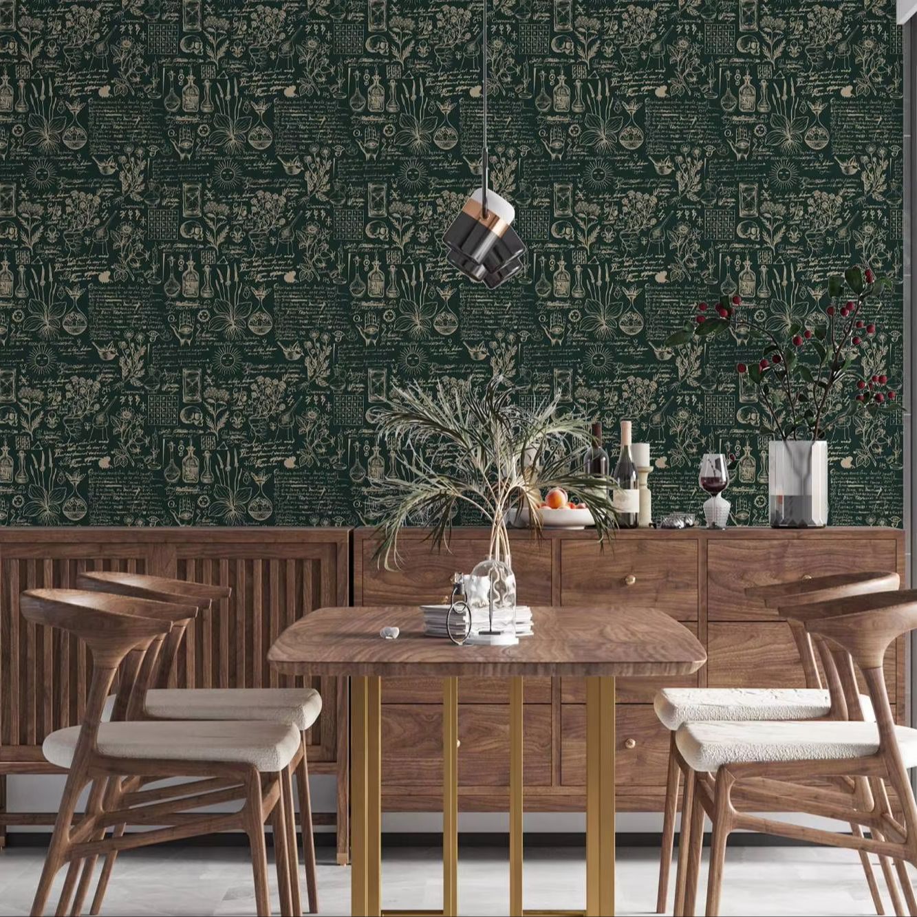 Tapeta Green Medicine And Herb – Herbal Wallpaper recenzja i cena