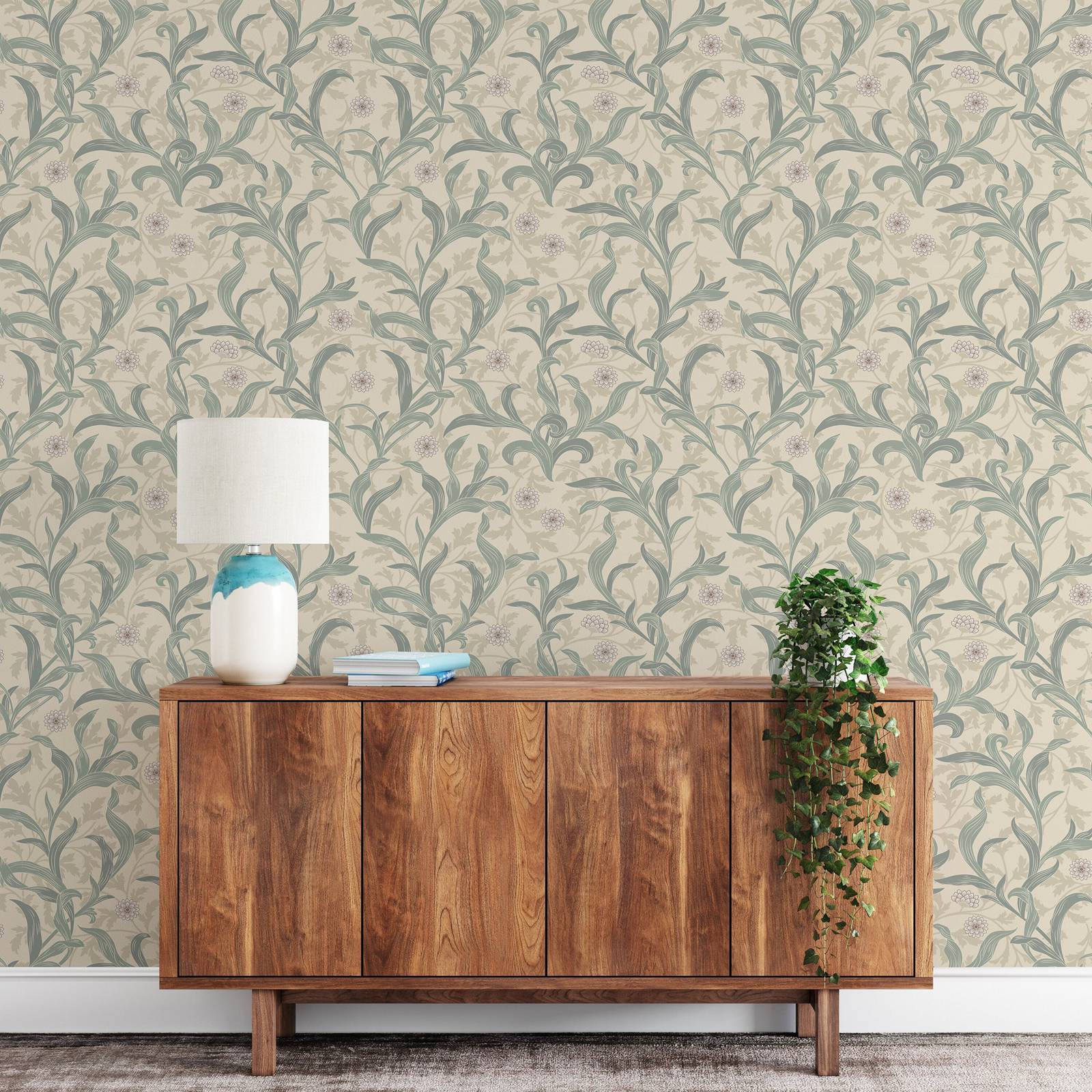 Tapeta w stylu vintage z motyw – Herbal Wallpaper recenzja i cena