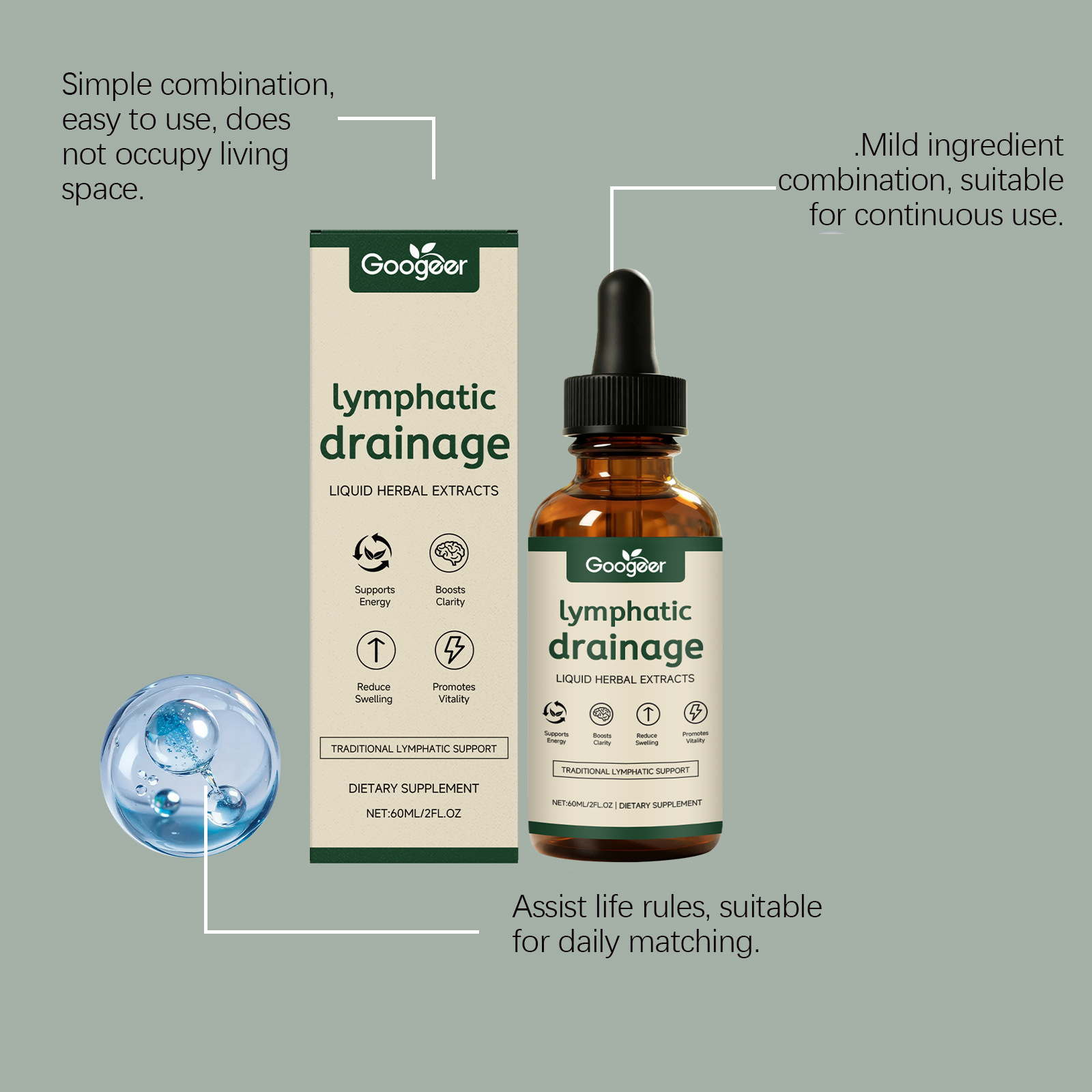 Krople do drenażu limfatyczneg – Herbal Wellness Liquid recenzja i cena