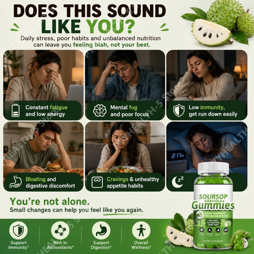 Żelki z Graviolą (Soursop) 200 – Herbal Wellness Blend recenzja i cena