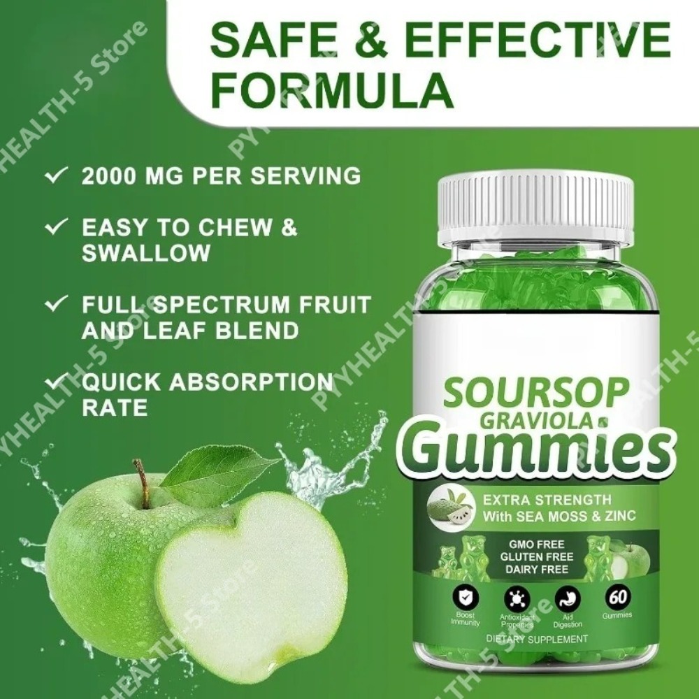 Żelki z Graviolą (Soursop) 200 – Herbal Wellness Blend recenzja i cena