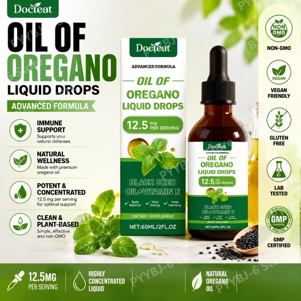 Olejek z oregano w płynie, 60  – Herbal Wellness Liquid recenzja i cena