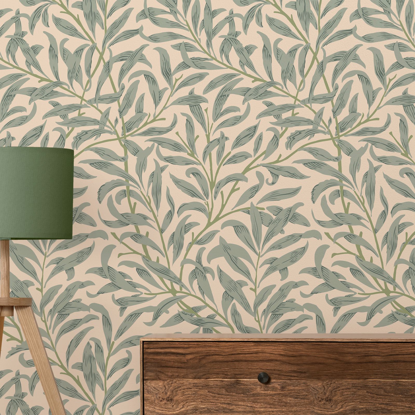 Tapeta z zielonymi liśćmi, zde – Herbal Wallpaper recenzja i cena