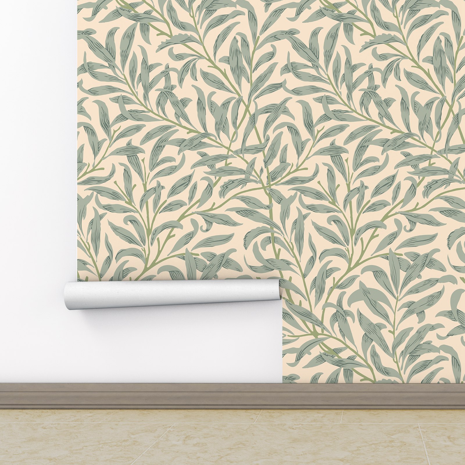 Tapeta z zielonymi liśćmi, zde – Herbal Wallpaper recenzja i cena