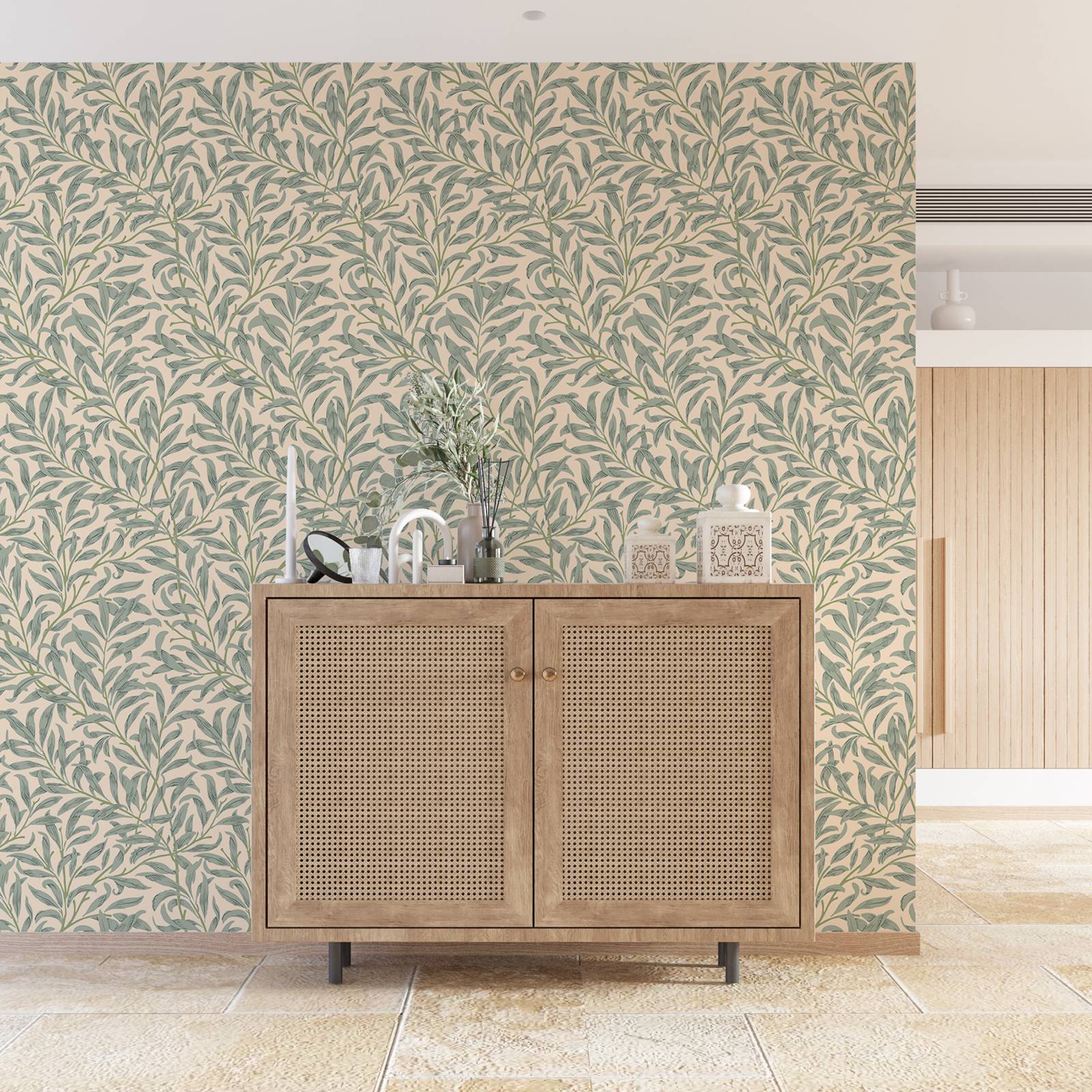 Tapeta z zielonymi liśćmi, zde – Herbal Wallpaper recenzja i cena