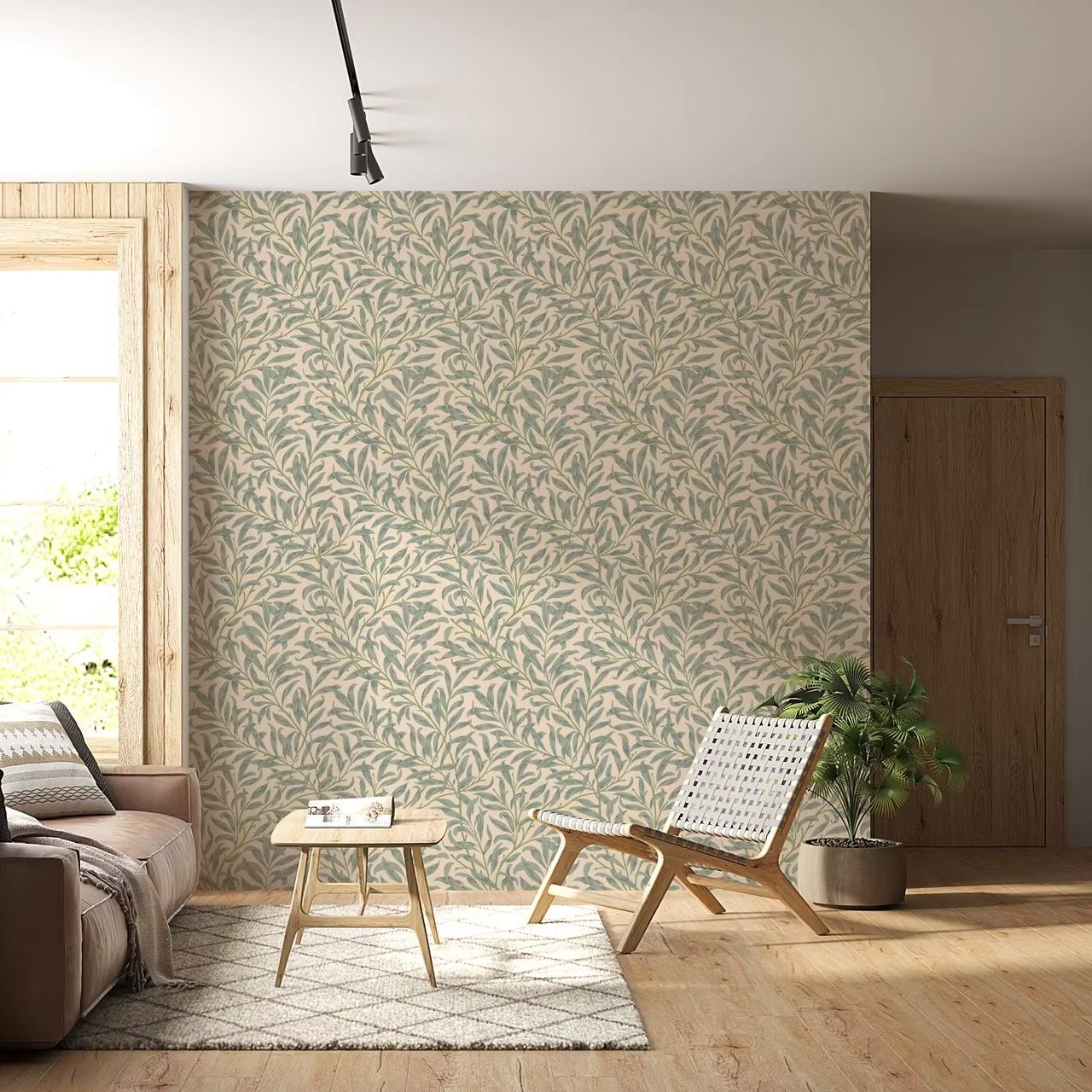 Tapeta z zielonymi liśćmi, zde – Herbal Wallpaper recenzja i cena